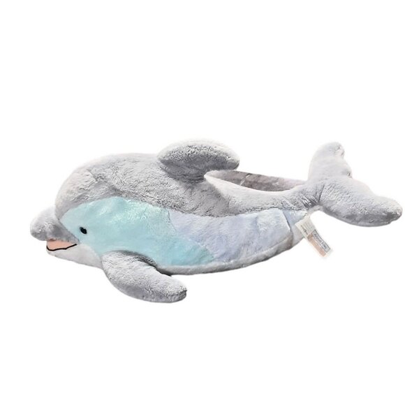 Vintage Animal Alley Dolphin Plush Toy From Toys"R"Us - Cute  Flippered Friend - Picture 1 of 7